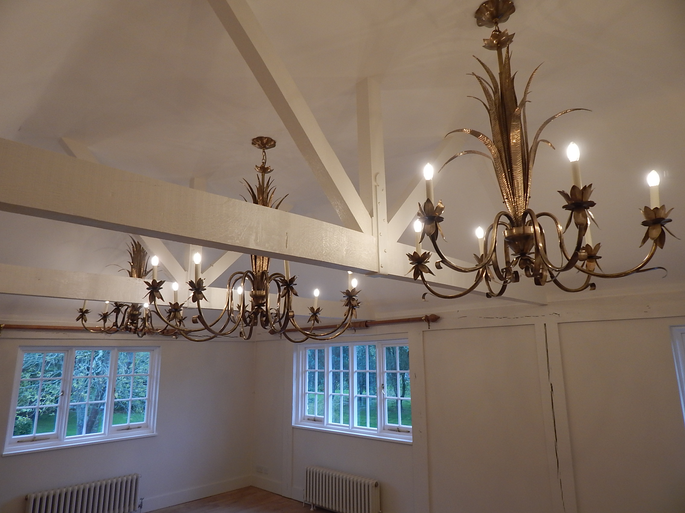 Bespoke master bedroom lights.